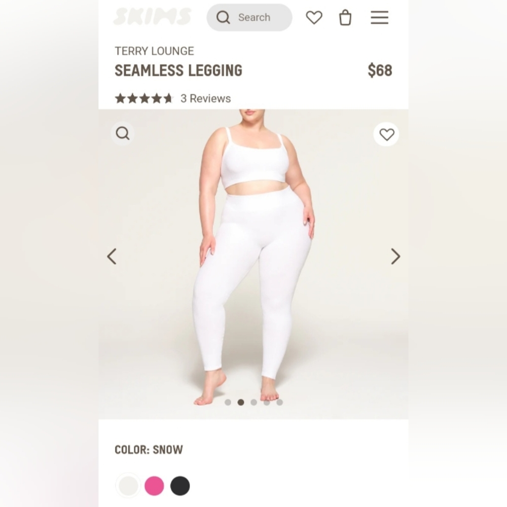 SKIMS Terry Lounge Seamless Leggings